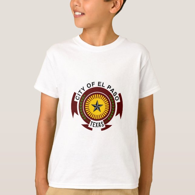 Emblem of City of El Paso, Texas T-Shirt (Frente)