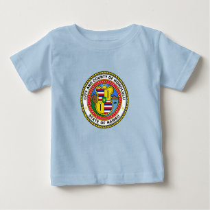 Emblema da cidade de Honolulu, Hawaii Baby T-Shirt