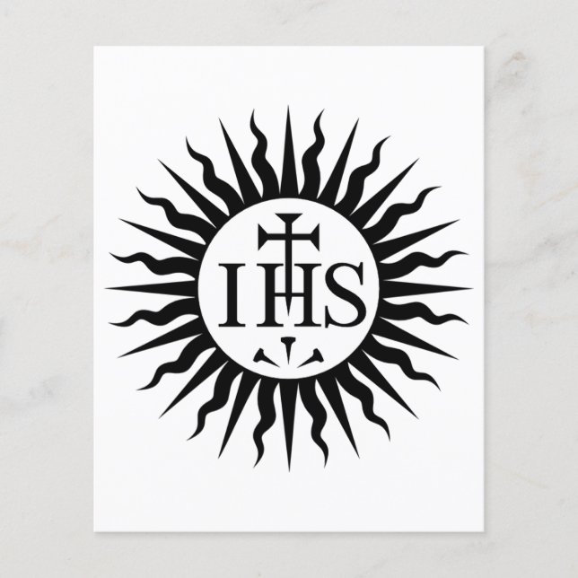 Emblema da Sociedade de Jesus (Frente)