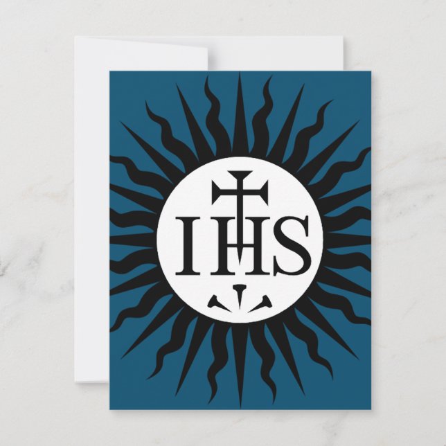 Emblema da Sociedade de Jesus (Frente)