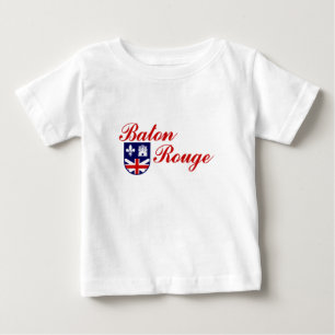 Emblema de Baton Rouge, Louisiana Baby T-Shirt