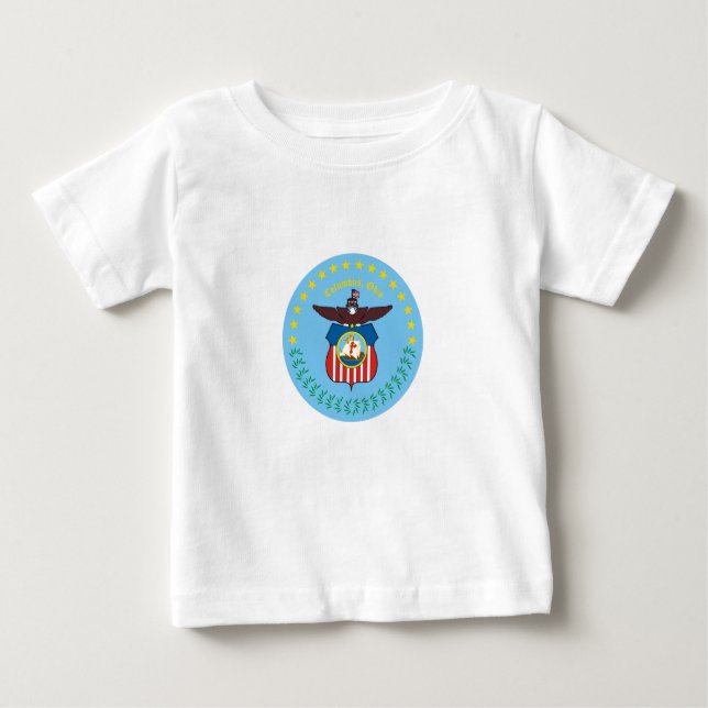 Emblema de Columbus, Ohio Baby T-Shirt (Frente)