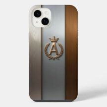 Emblema de Monograma Dourado A