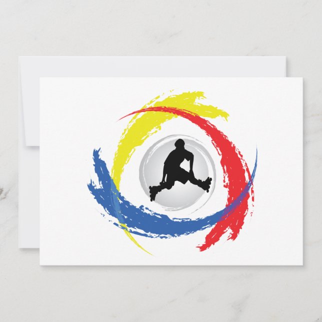 Emblema de tricolor rolante (Frente)