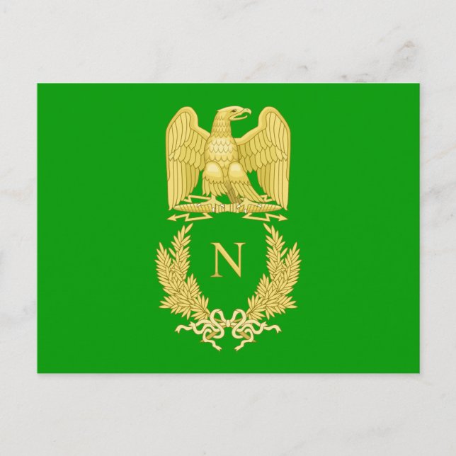 Emblema Imperial de Napoleão I cartão postal (Frente)