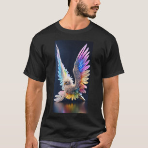Emblema T-Shirt de Cristal Negrito: Abraçar Féreis