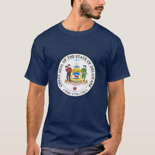 Emblema T-Shirt do Selo de Estado Delaware