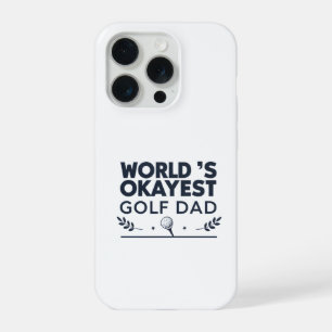 Emblema Vintage 'Pai de Golfe Mais ou Menos do Mun