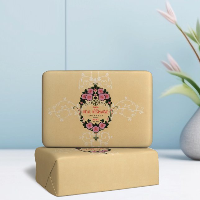 Embrulho de Rótulo de Sabonete Francês Antigo (Criador carregado)