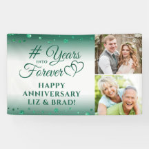 Emerald Anniversário Heart YEARt NA Foto FOREVER