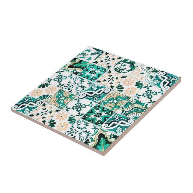 Emerald Azulejo Tiles (Lateral)