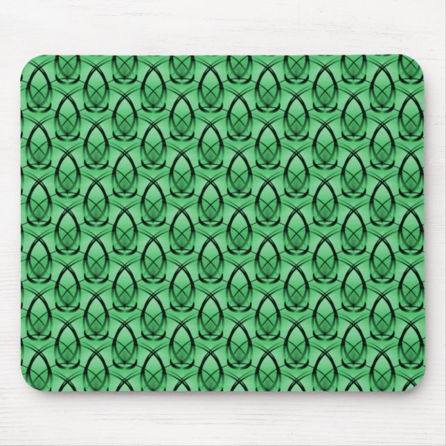 Emerald Green Fashion Forward Mousepad (Frente)
