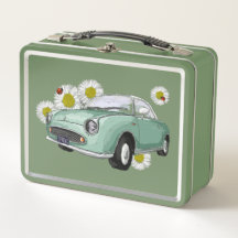 Emerald Green Figaro lunch box