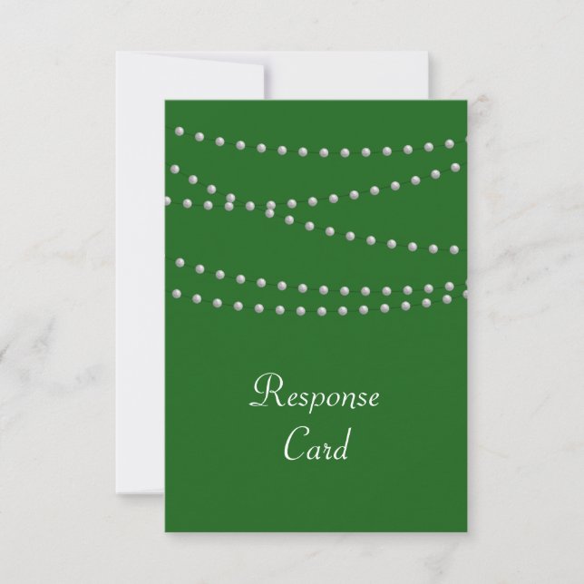 Emerald Green Pearls RSVP (Frente)