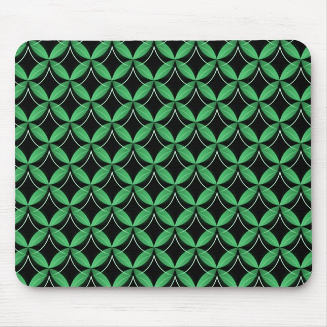 Emerald Green Uptown Glam Mousepad (Frente)