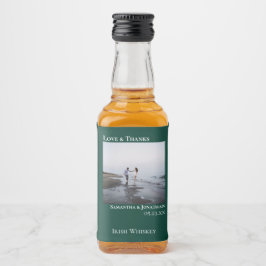 Emerald Green Weding Photo Love & Obrigados Mini