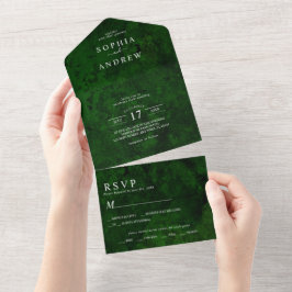 Emerald Greenery e Silver Calliografia