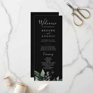 Emerald Greenery Programa Casamento Negro