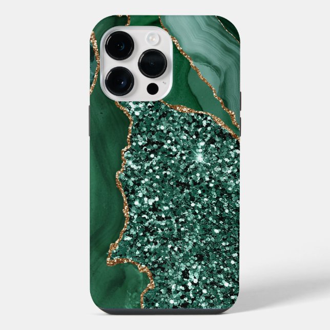 EMERALD VERDE E PADRÃO AGATE DOURADO (Verso)
