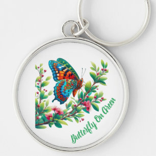 "Emerald Wings: Chaveiro da Natureza"