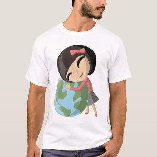 Emily ama o t-shirt da terra