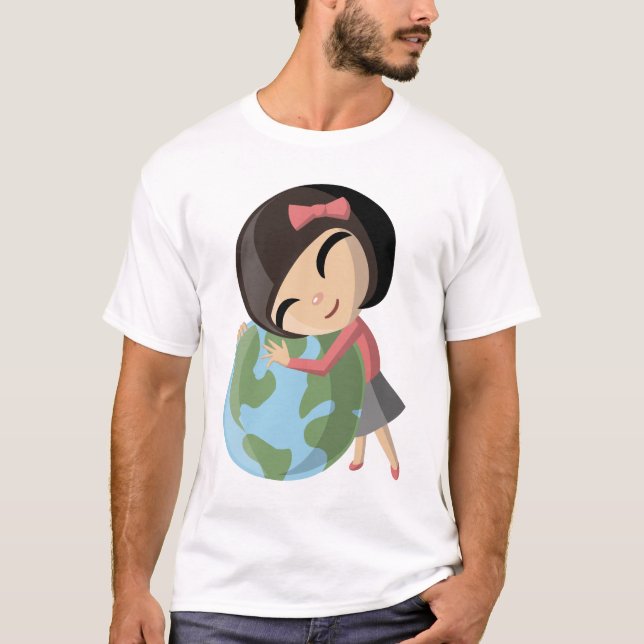 Emily ama o t-shirt da terra (Frente)