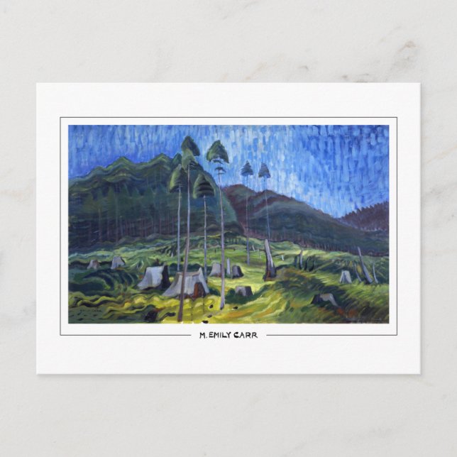 Emily Carr #3 - Cartão postal de belas artes (Frente)