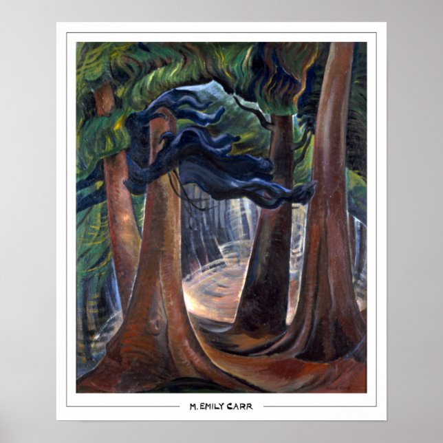 Emily Carr Zedign Art Poster nº 16 (Frente)