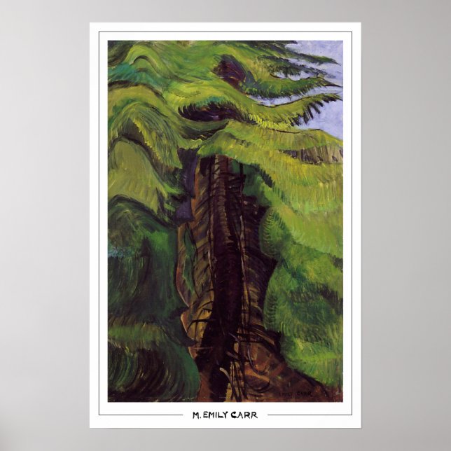 Emily Carr Zedign Art Poster nº 383 (Frente)