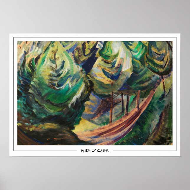 Emily Carr Zedign Art Poster nº 6 (Frente)