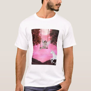 Emissão para o unicórnio - t-shirt da fantasia