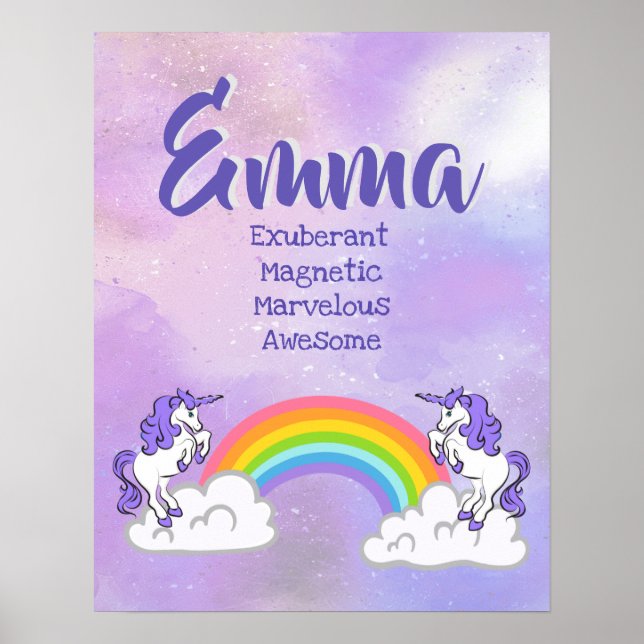 Emma Name Poster (Frente)