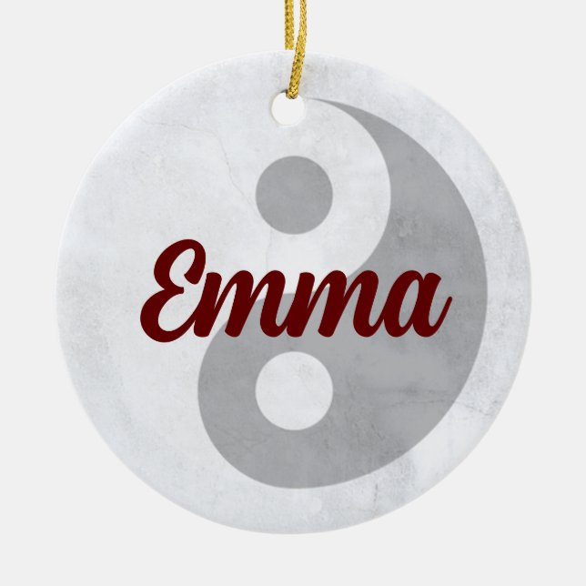 {Emma} Nome Significa Ornamento (Frente)