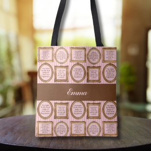Emma por Jane Austen cita Tote Bag Personalizada