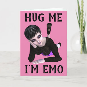 EMO GOTIIC GIRL TODOS OS CARTÕES DE OCAIXÃO
