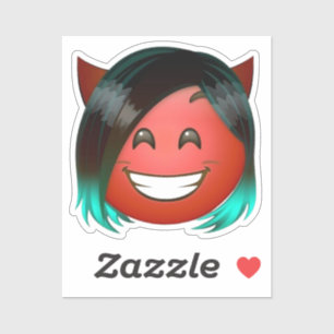 : Emoji Adesivo Diabo Brincalhão