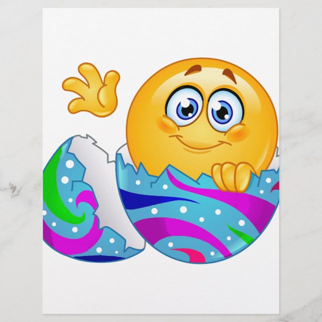 Emoji de ovo de Páscoa (Frente)