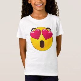 Emoji Heart Eyes Dias de os namorados T-Shirt