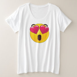 Emoji Heart Eyes Namorados T-Shirt