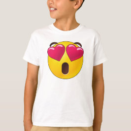 Emoji Heart Eyes Namorados T-Shirt