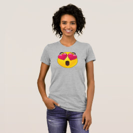Emoji Heart Eyes Namorados T-Shirt