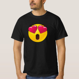 Emoji Heart Eyes Namorados T-Shirt