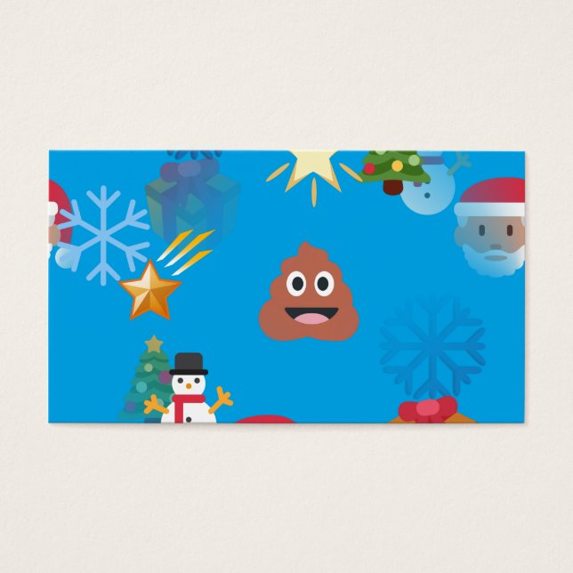 emoji poop christmas (Frente)