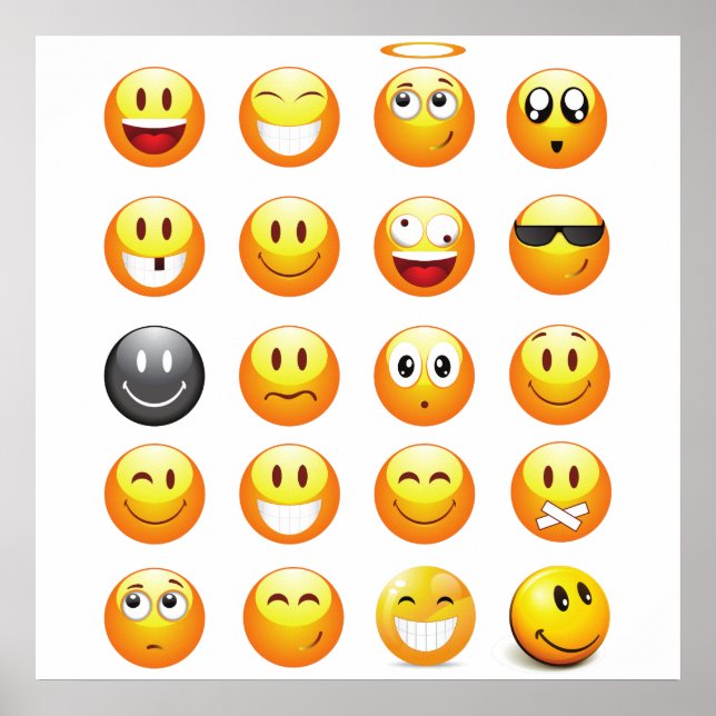 emojis art poster (Frente)