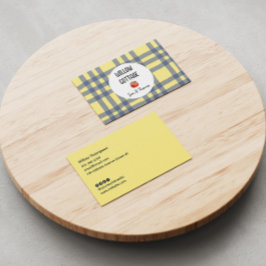 Emperramento de algodão em casa e Cartão de visita