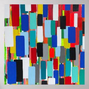 Emperramento de tráfego 24 x 24 Poster