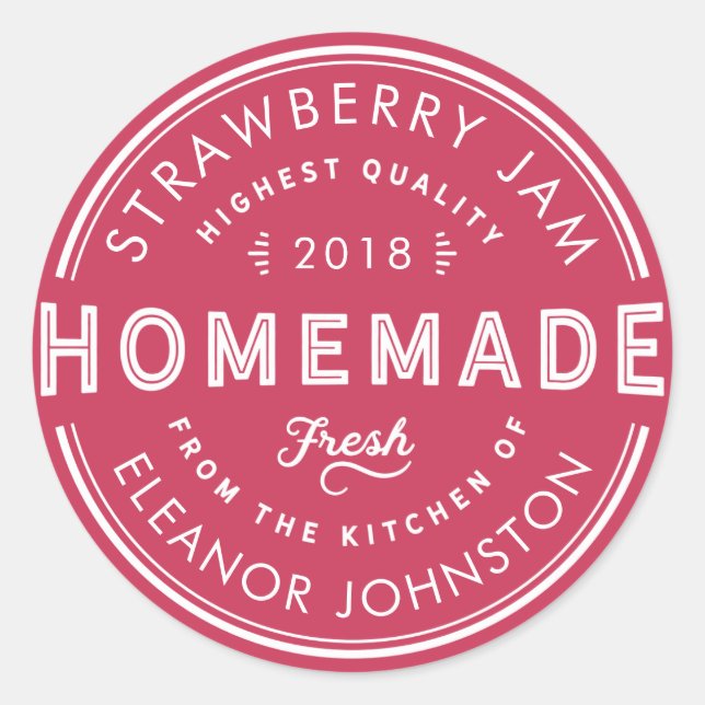 Emperramento doméstico / etiqueta de gelatina fres (Frente)