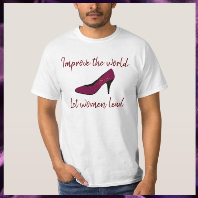 Empoderamento De Mulheres Lideram T-shirt (Criador carregado)