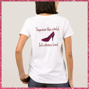 Empoderamento De Mulheres Liderando T-Shirt