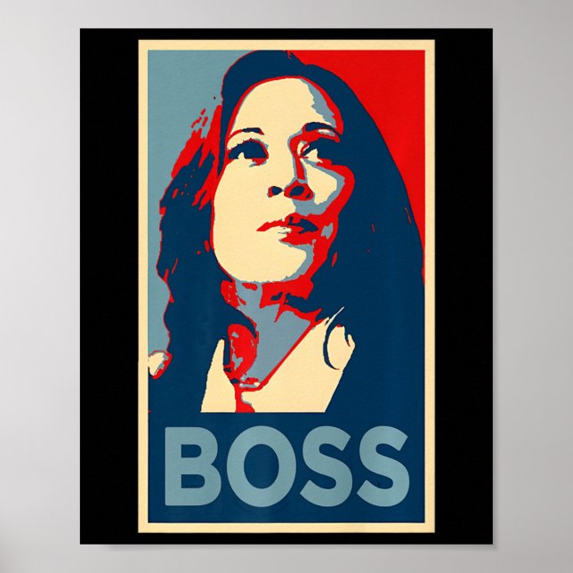 Empower Boss Kamala Harris Poster 47 Rally Wo (Frente)